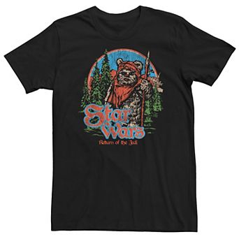 Big & Tall Star Wars Ewok In The Woods Tee
