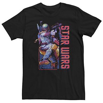 Big & Tall Star Wars Boba Fett With Bullets Tee