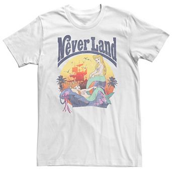 Big & Tall Disney's Peter Pan Never Land Mermaids Tee