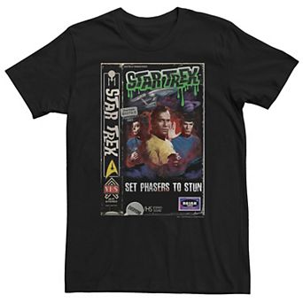 Big & Tall Star Trek VHS Movie Poster Tee