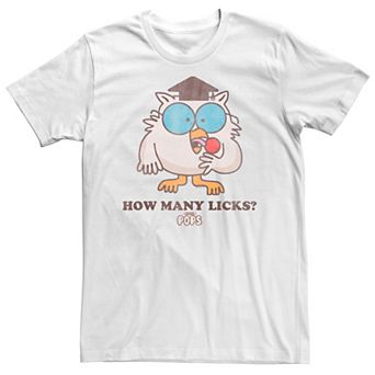 Big & Tall Tootsie Pop How Many Licks Tee