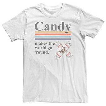 Big & Tall Tootsie Roll Makes World Go Round Tee