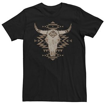 Big & Tall Yellowstone Branded Steer Skull Tee