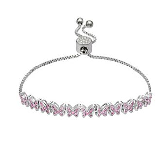 Brilliance Crystal Butterflies Adjustable Bracelet