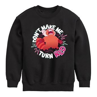 Disney's Turning Red Boys 8-20 Don't Make Me Fleece Sweatshirt