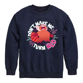 Disney's Turning Red Boys 8-20 Don't Make Me Fleece Sweatshirt