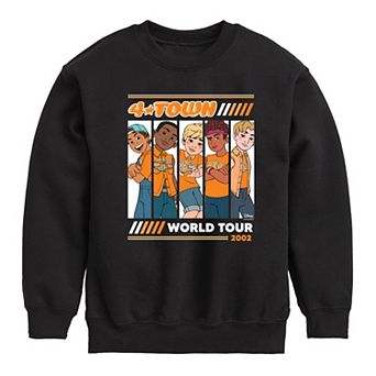 Disney's Turning Red Boys 8-20 4 Town 2002 Tour Fleece Sweatshirt