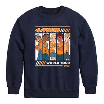 Disney's Turning Red Boys 8-20 4 Town 2002 Tour Fleece Sweatshirt