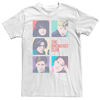 Big & Tall Breakfast Club Group Shot Squares Tee