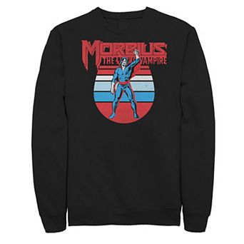 Big & Tall Marvel Morbius The Living Vampire Retro Portrait Sweatshirt