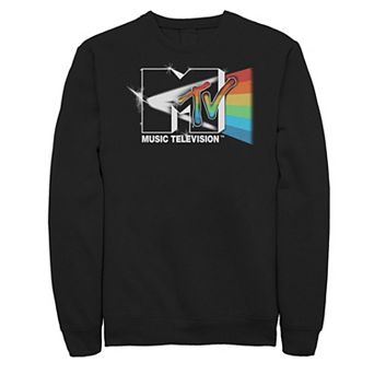 Big & Tall MTV Music Television Pink Floyd Style Logo Sweatshirt