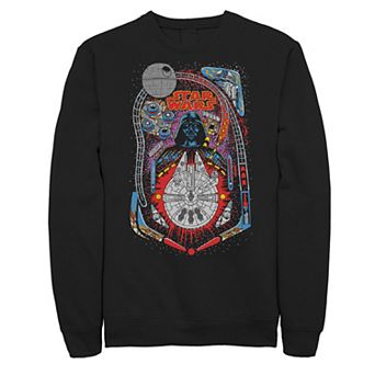 Big & Tall Star Wars Darth Vader Death Star Pinball Sweatshirt