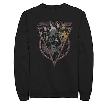Big & Tall Star Wars Episode 4 A New Hope Classic Characters Sweatshirt