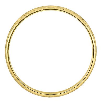 Stella Grace 14k Gold 6 mm Lattice Wedding Band