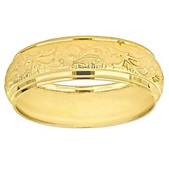 Stella Grace 14k Gold 6 mm Filigree Wedding Band