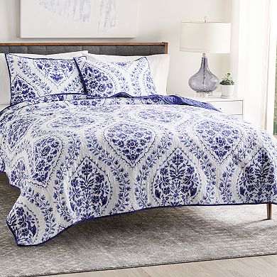 Sonoma Goods For Life® Ogee Damask Reversible Printed Quilt or Sham
