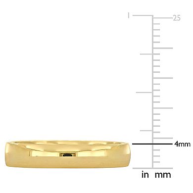 Stella Grace 14k Gold Men's 4 mm Polished Wedding Band