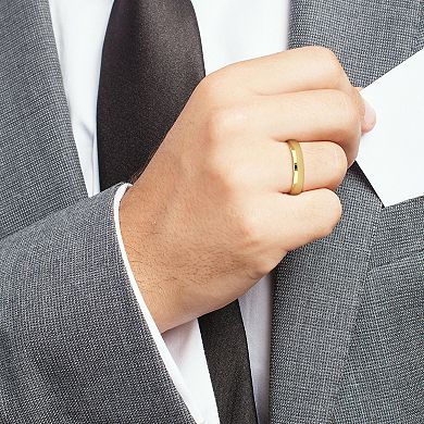Stella Grace 14k Gold Men's 4 mm Polished Wedding Band