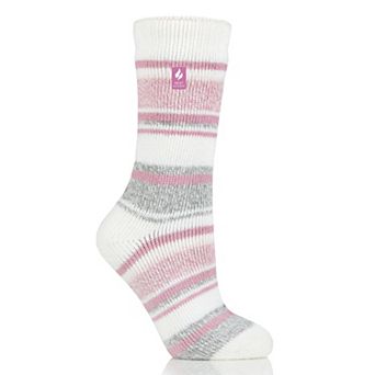 Women's Heat Holders Original 7X Warmer Stripe Heavyweight Thermal Socks