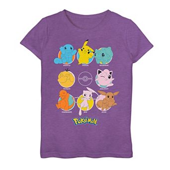 Girls 7-16 Pokémon Pokeball All Over Graphic Tee