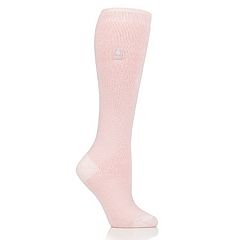 Women's 2pk Cozy Marled Crew Socks - Universal Thread™ Rose/Light Pink 4-10