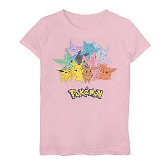 Girls 7-16 Pokémon Eevee Evolutions & Pikachu Graphic Tee