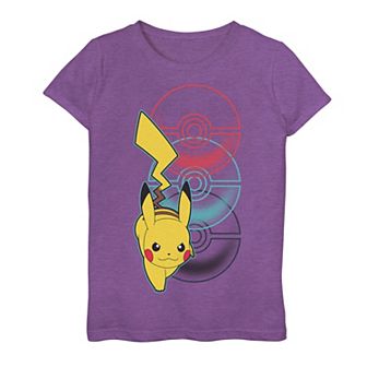 Girls 7-16 Pokémon Pikachu Poke Bounce Graphic Tee