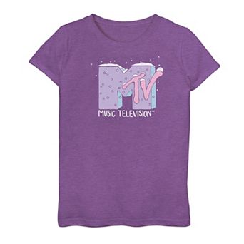 Girls 7-16 MTV Snowy Logo Graphic Tee