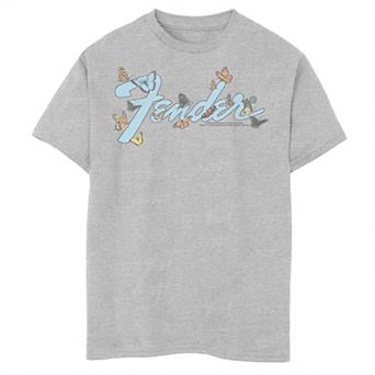 Boys' 8-20 Fender Butterfly Logo Graphic Tee