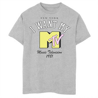 Boys' 8-20 MTV Music Television I Want My MTV NY Graphic Tee