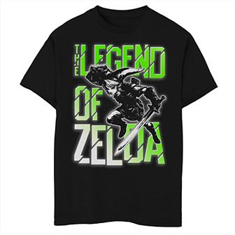 Boys 8-20 Legend Of Zelda Link Battle Pose Graphic Tee