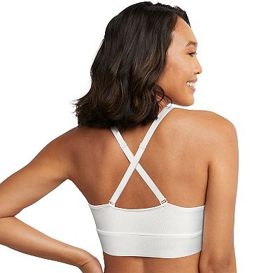 Hanes Originals Ultimate 2-Pack Stretch Cotton Longline Bralette DHO104