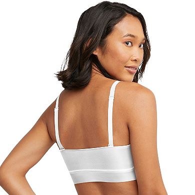 Hanes Originals Ultimate 2-Pack Stretch Cotton Longline Bralette DHO104
