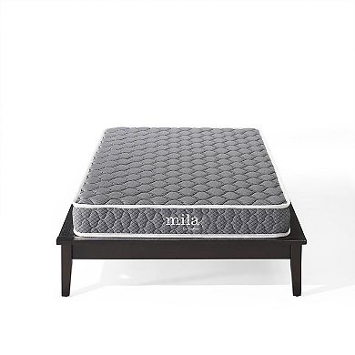 Modway Mila 6 Inch Thick Dual Layer Responsive Firm Memory Foam Mattress, Twin