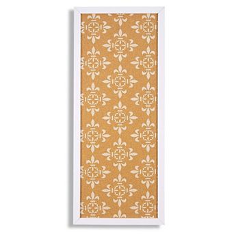Decorative Cork Boards for Walls, Framed Tack Bulletin Board, 10 x 24 in