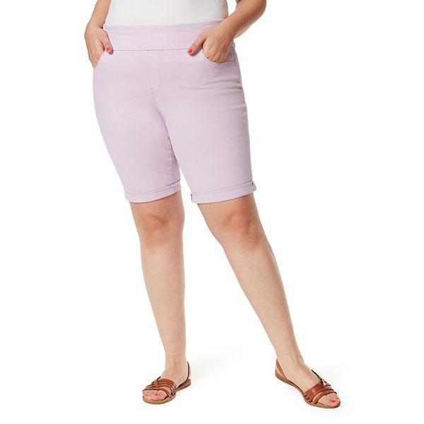 Plus Size Gloria Vanderbilt Amanda PullOn Bermuda Shorts
