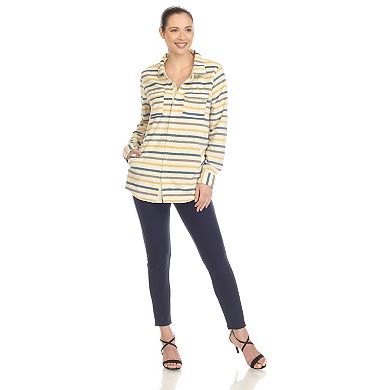 Women's White Mark Flannel Plaid Shirt