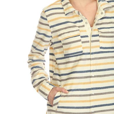 Women's White Mark Flannel Plaid Shirt
