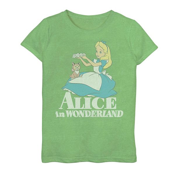 Girls Alice In Wonderland Dinah Graphic Tee