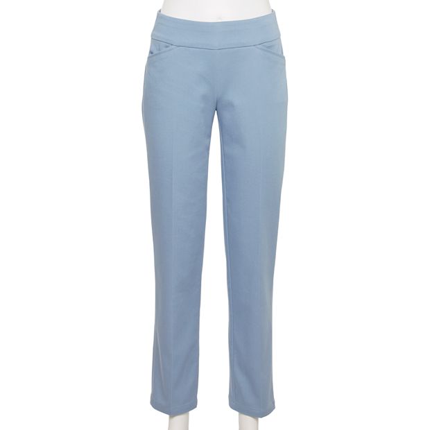 Croft & Barrow Womens Blue Stretch Pants Size 6