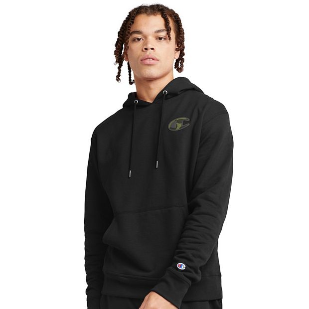 Champion men's graphic powerblend fleece hoodie best sale