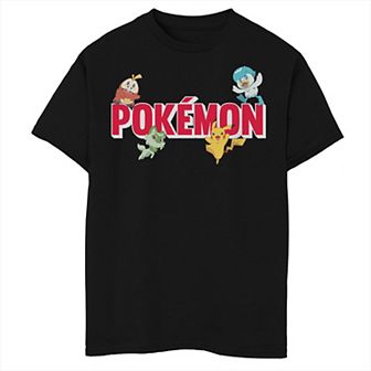 Boys 8-20 Pokemon Fuecoco Quaxly Sprigatito Pika Graphic Tee