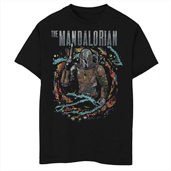 Boys 8-20 Star Wars The Mandalorian Cosmic Colors Graphic Tee