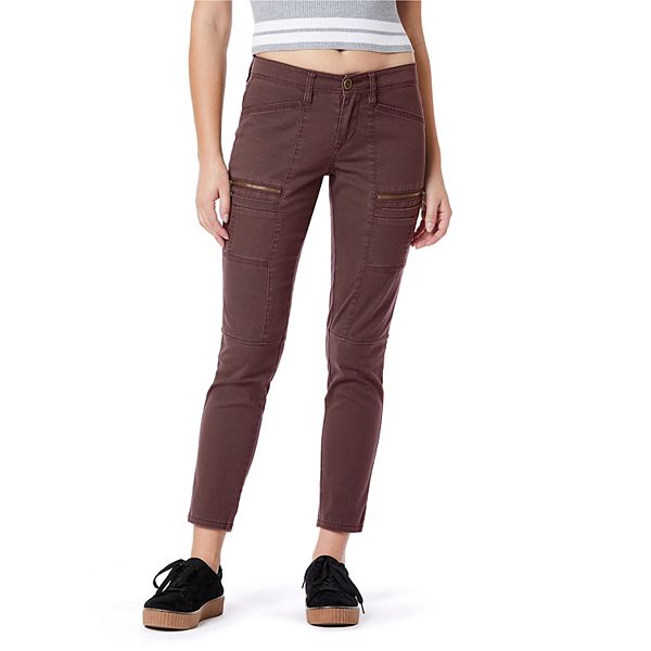 Juniors' Unionbay Blaire Stretch Twill Skinny Utility Moto Pants