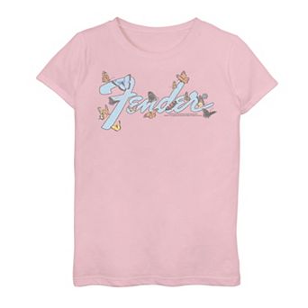 Girls 7-16 Fender Butterfly Logo Tee