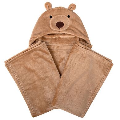 Baby Essentials Bear Hooded Baby Blanket
