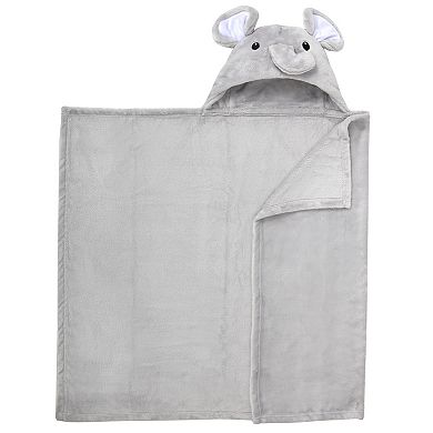 Baby Essentials Elephant Hooded Baby Blanket