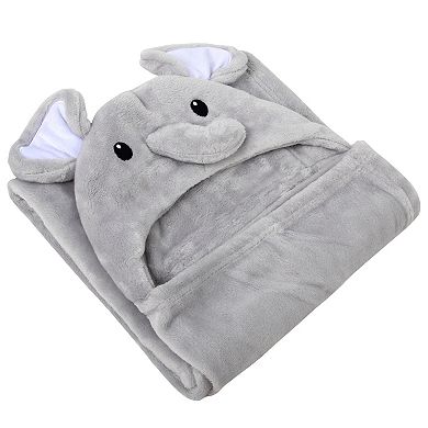 Baby Essentials Elephant Hooded Baby Blanket