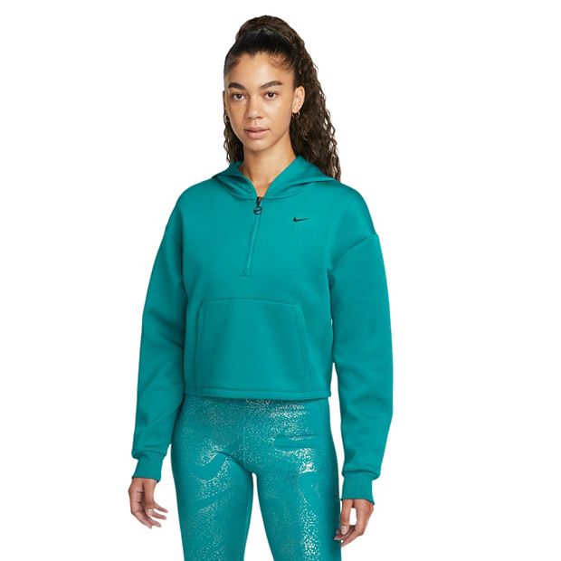 Nike quarter zip hoodie women's hot sale