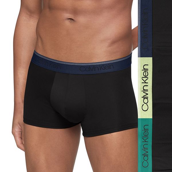 Men s Calvin Klein 3 Pack Microfiber Stretch Low Rise Trunks